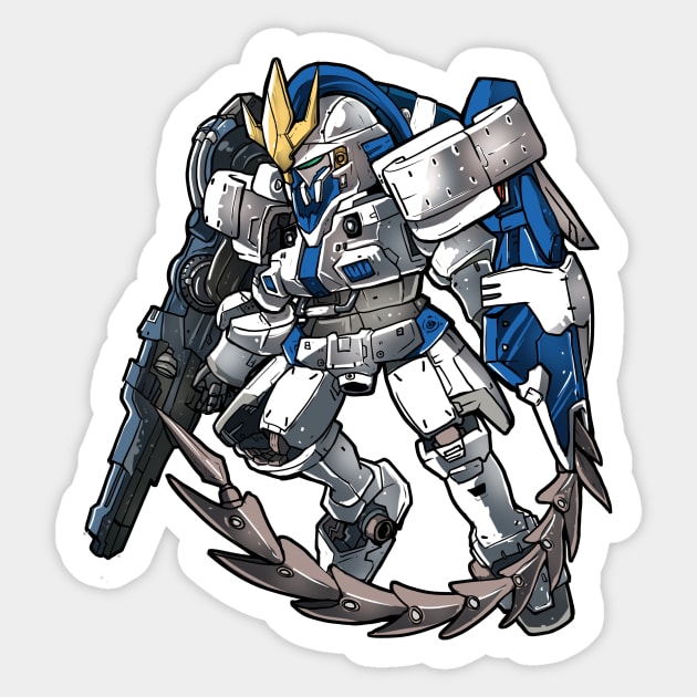 Tallgeese III Deform Sticker by RatjoenMerch